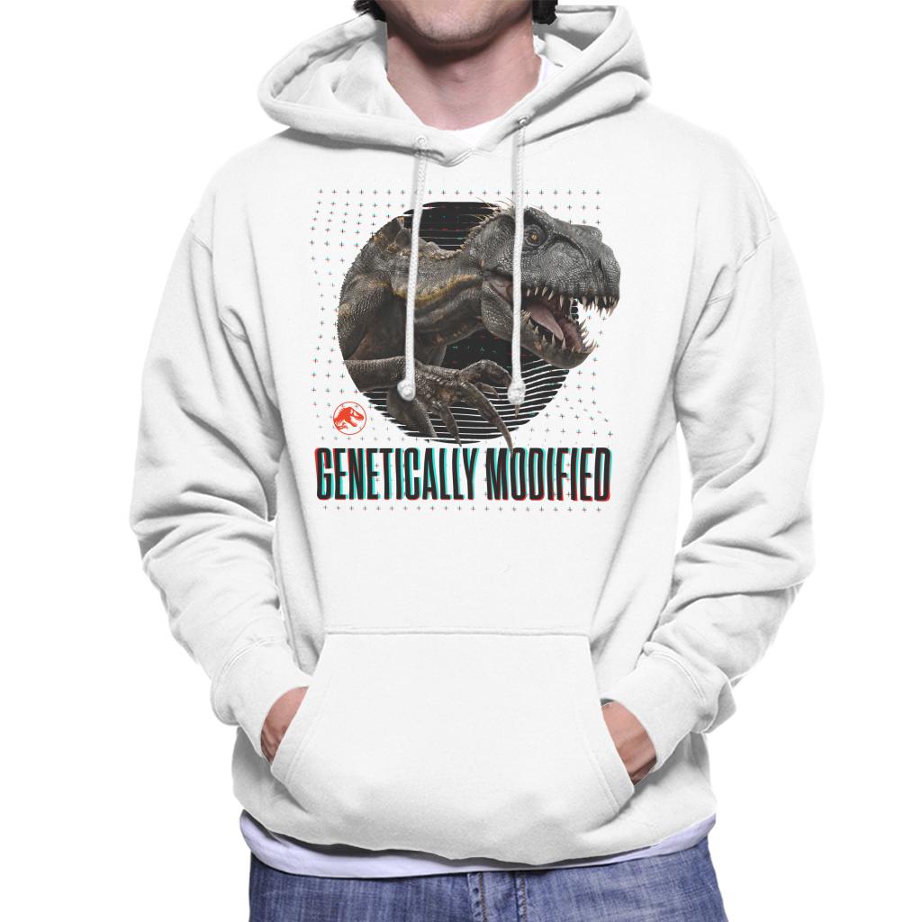 Jurassic Park Genetically Modified Men's Hooded Sweatshirt-ALL + EVERY