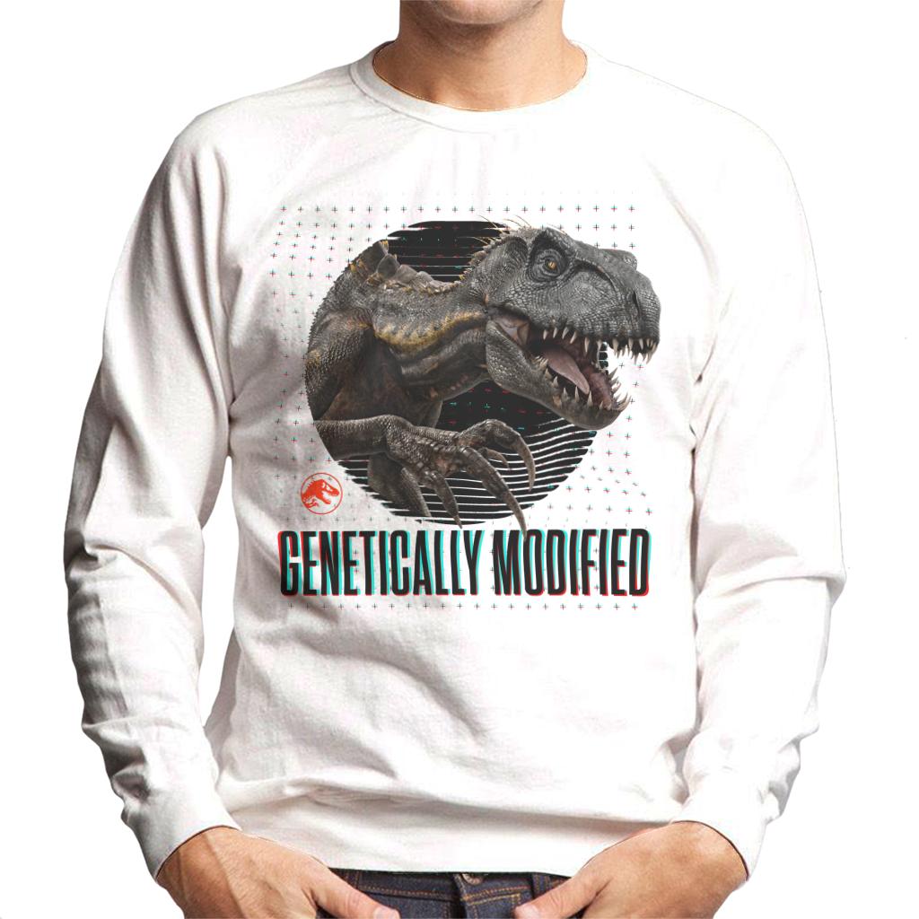 Jurassic Park Genetically Modified Men's Sweatshirt-ALL + EVERY