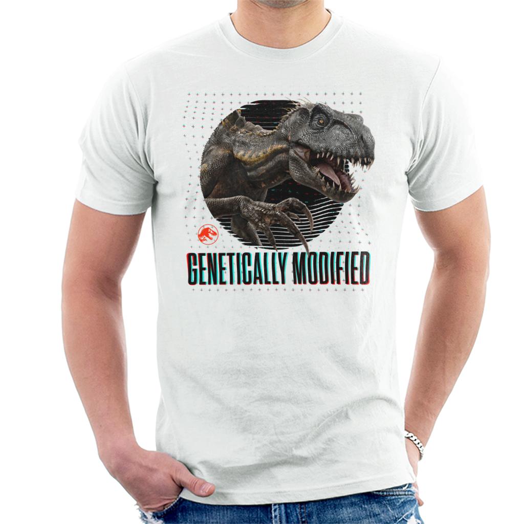 Jurassic Park Genetically Modified Men's T-Shirt-ALL + EVERY