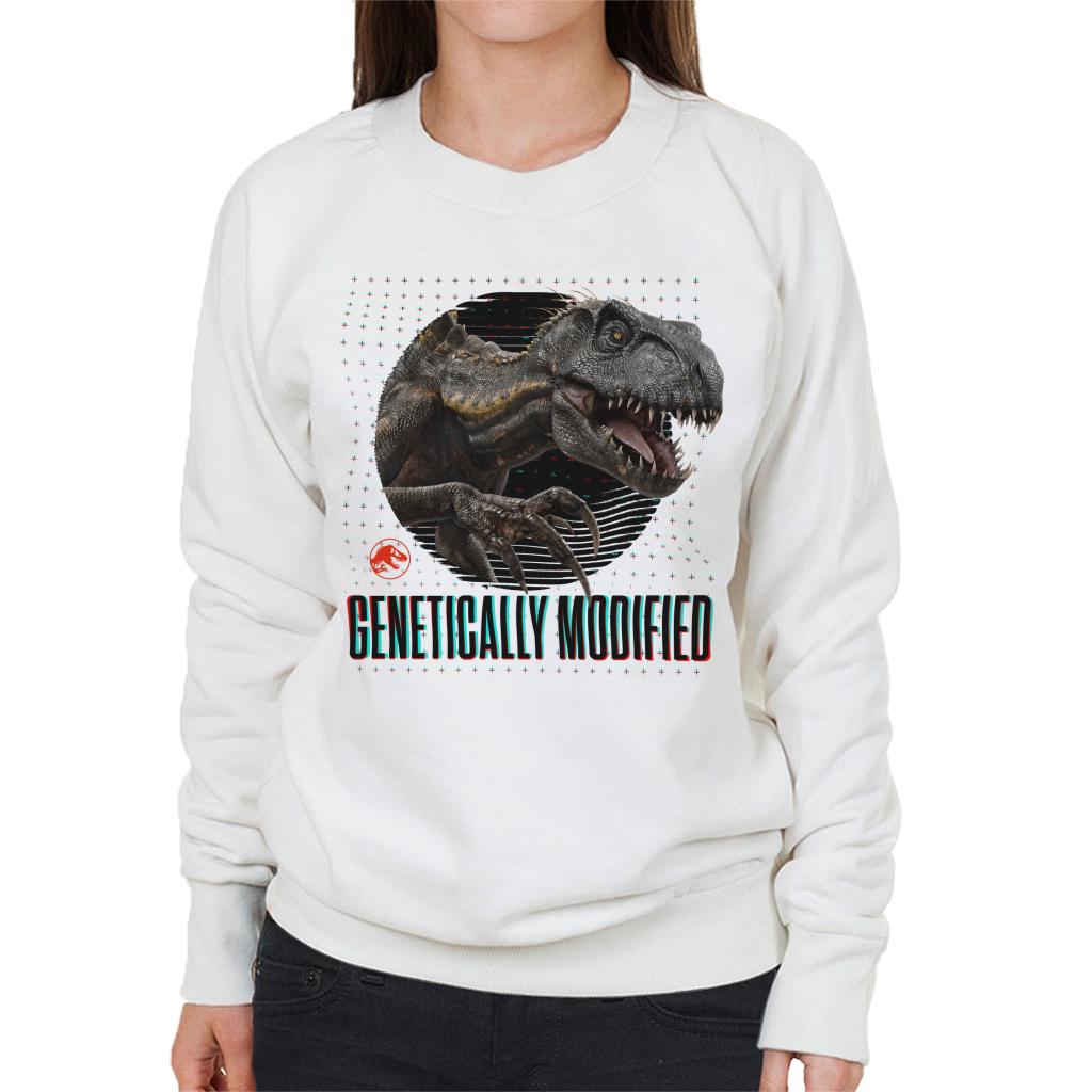 Jurassic Park Genetically Modified Women's Sweatshirt-ALL + EVERY