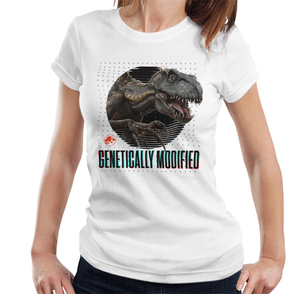 Jurassic Park Genetically Modified Women's T-Shirt-ALL + EVERY