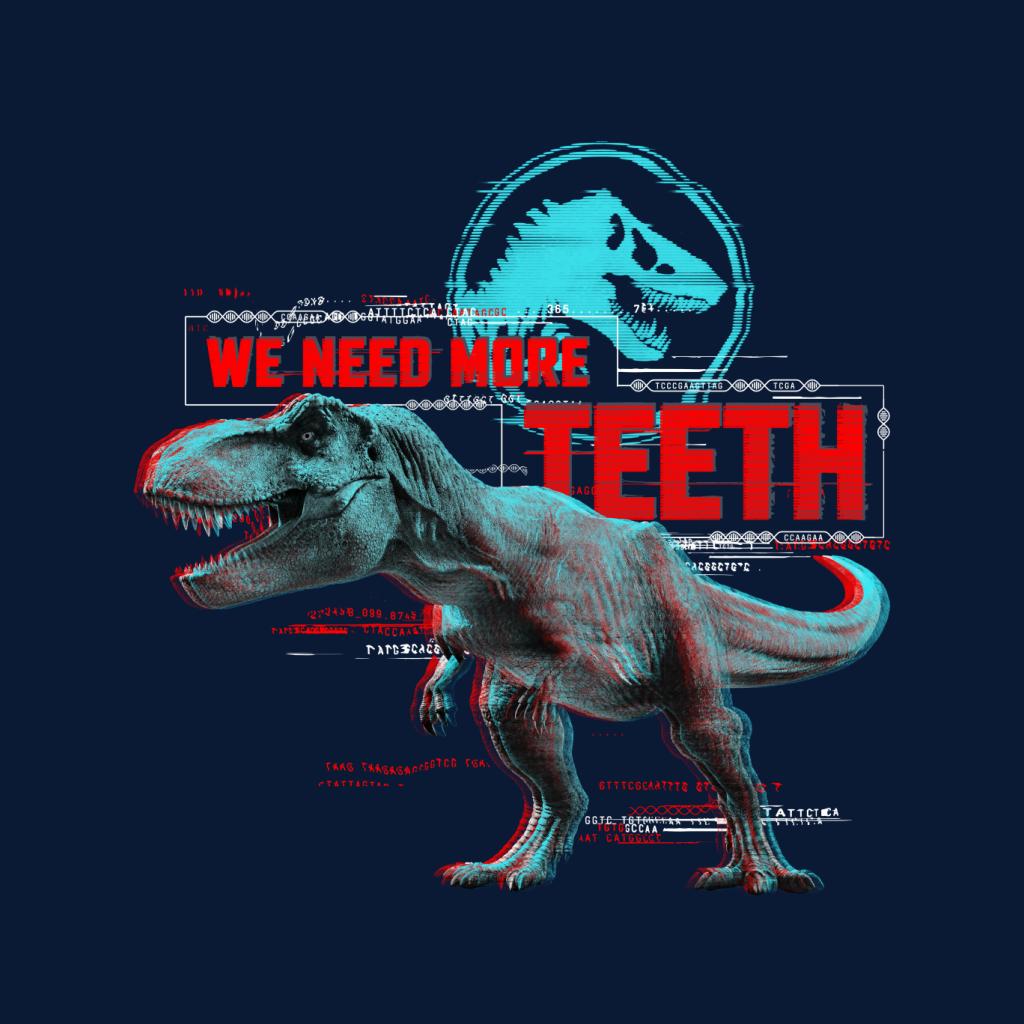 Jurassic Park T Rex We Need More Teeth Men's T-Shirt-ALL + EVERY