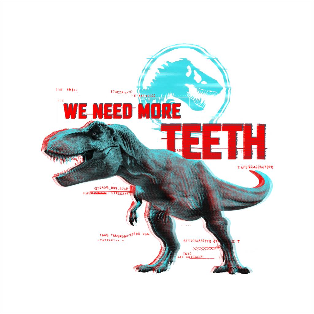 Jurassic Park T Rex We Need More Teeth Men's T-Shirt-ALL + EVERY