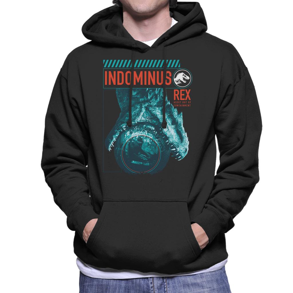 Jurassic Park Indominus Rex Men's Hooded Sweatshirt-ALL + EVERY