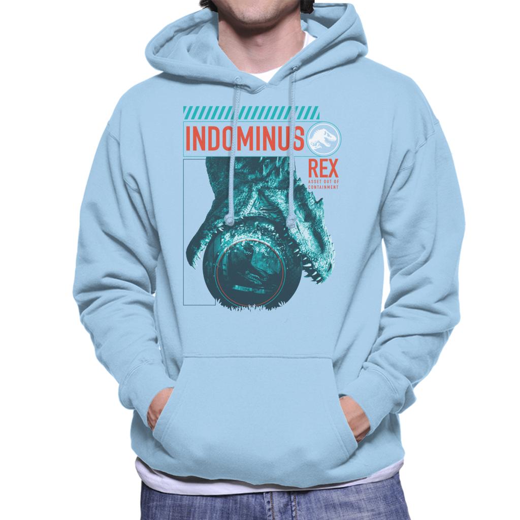 Jurassic Park Indominus Rex Men's Hooded Sweatshirt-ALL + EVERY