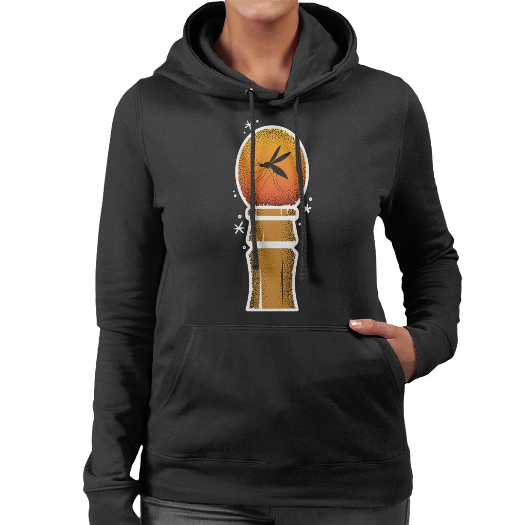 Jurassic Park Amber Entombed Mosquito Women's Hooded Sweatshirt-ALL + EVERY