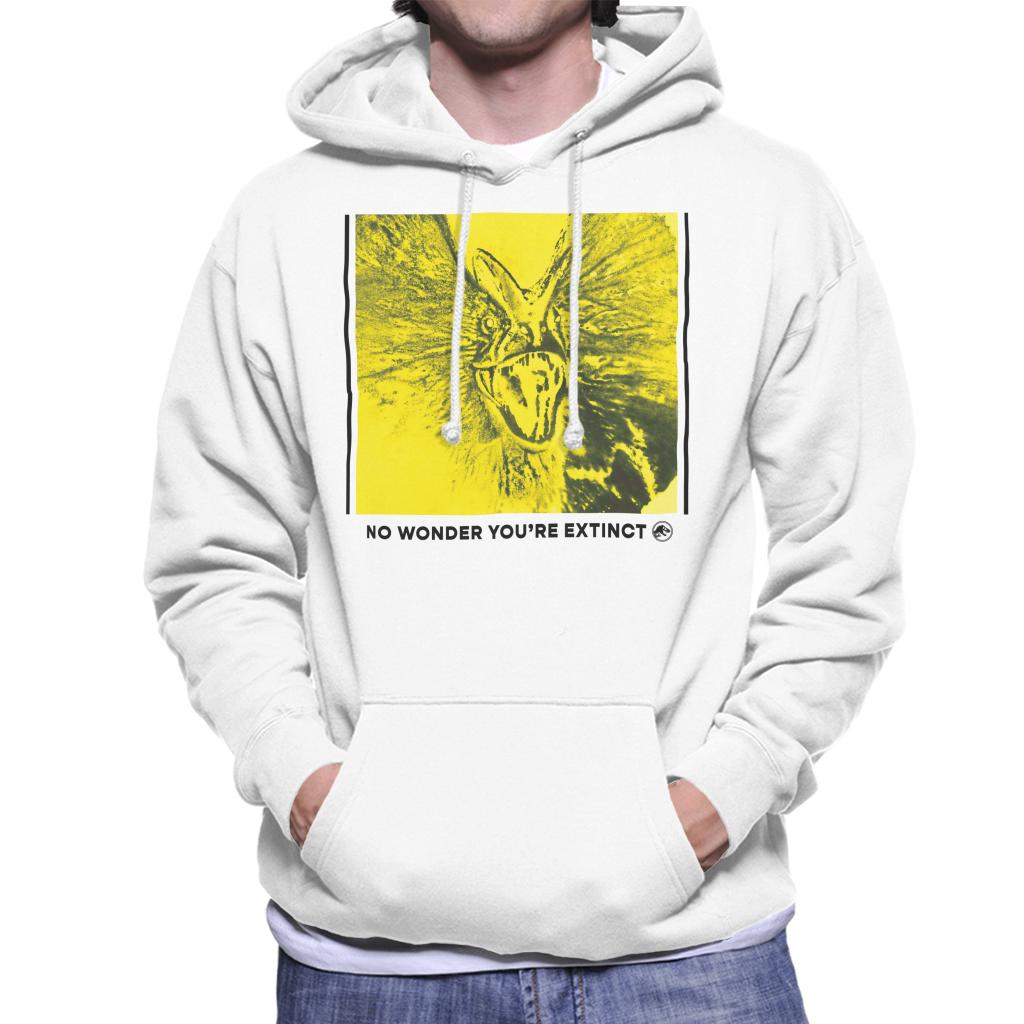 Jurassic Park Dilophosaurus No Wonder You Are Extinct Men's Hooded Sweatshirt-ALL + EVERY