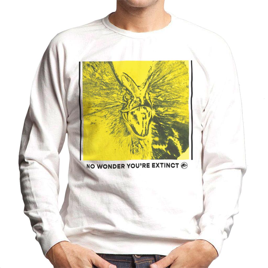 Jurassic Park Dilophosaurus No Wonder You Are Extinct Men's Sweatshirt-ALL + EVERY