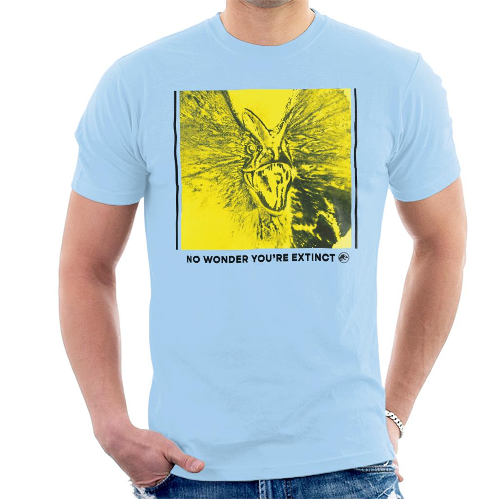 Jurassic Park Dilophosaurus No Wonder You Are Extinct Men's T-Shirt-ALL + EVERY