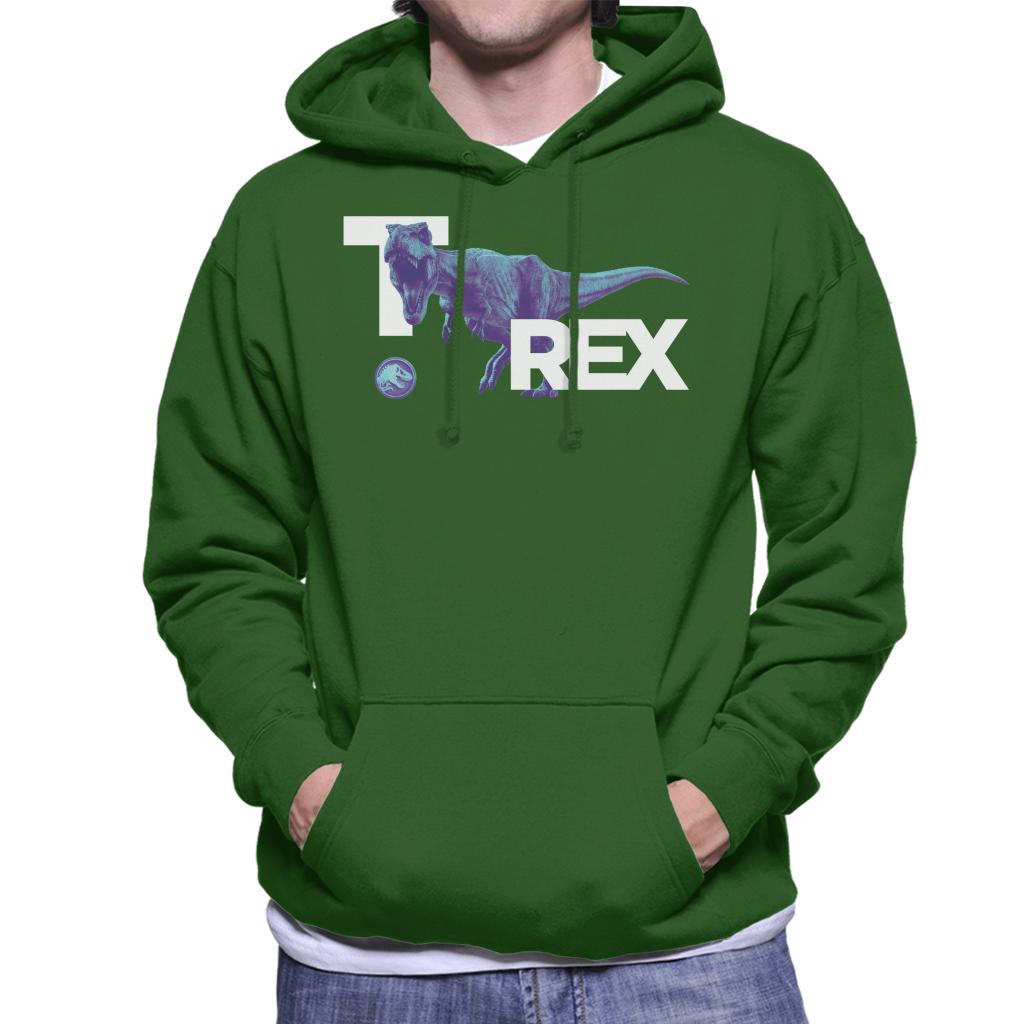 Jurassic Park T Rex Rage Men's Hooded Sweatshirt-ALL + EVERY