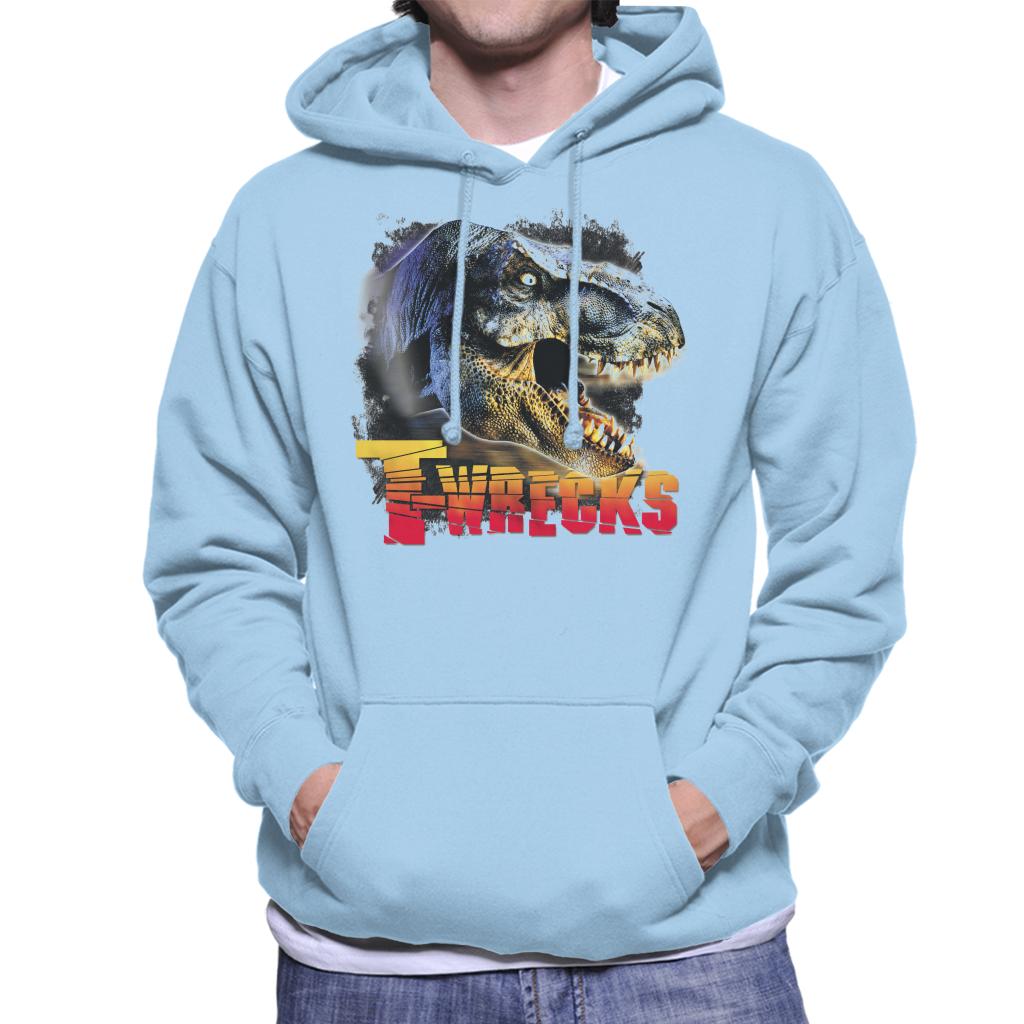 Jurassic Park T Wrecks Men's Hooded Sweatshirt-ALL + EVERY