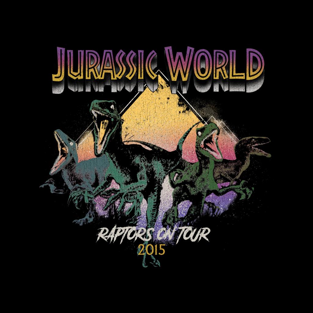 Jurassic Park Raptors On Tour 2015 Men's T-Shirt-ALL + EVERY