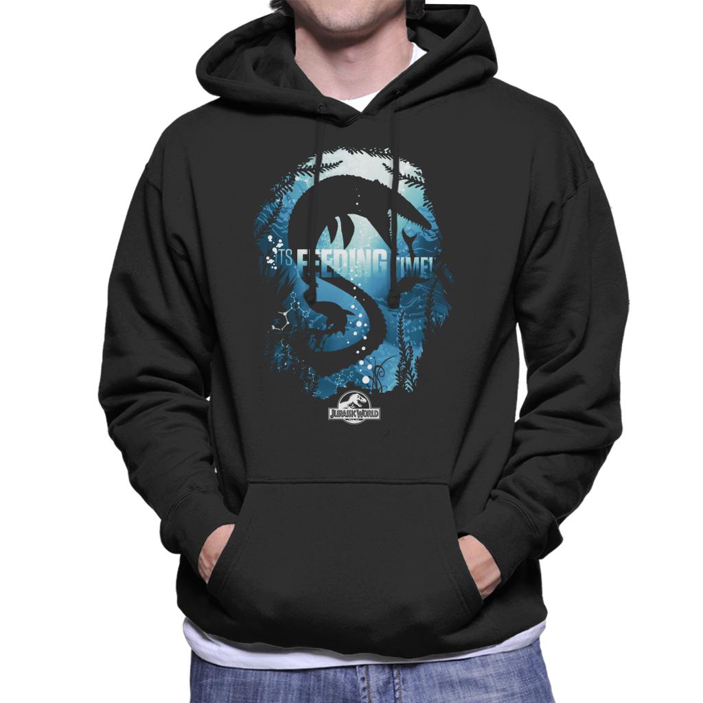 Jurassic Park Its Feeding Time Men's Hooded Sweatshirt-ALL + EVERY