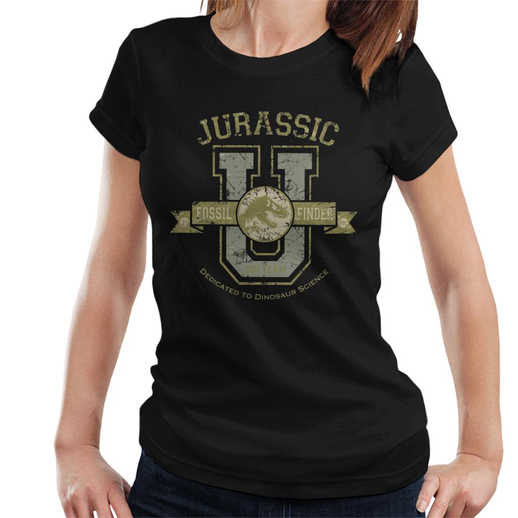 Jurassic Park Fossil Finder Dig Team Women's T-Shirt-ALL + EVERY