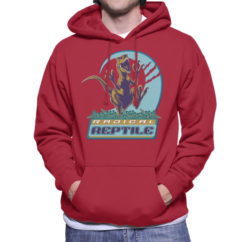 Jurassic Park Radical Reptile Men's Hooded Sweatshirt-ALL + EVERY