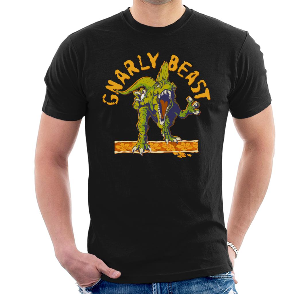 Jurassic Park Gnarly Beast Men's T-Shirt-ALL + EVERY