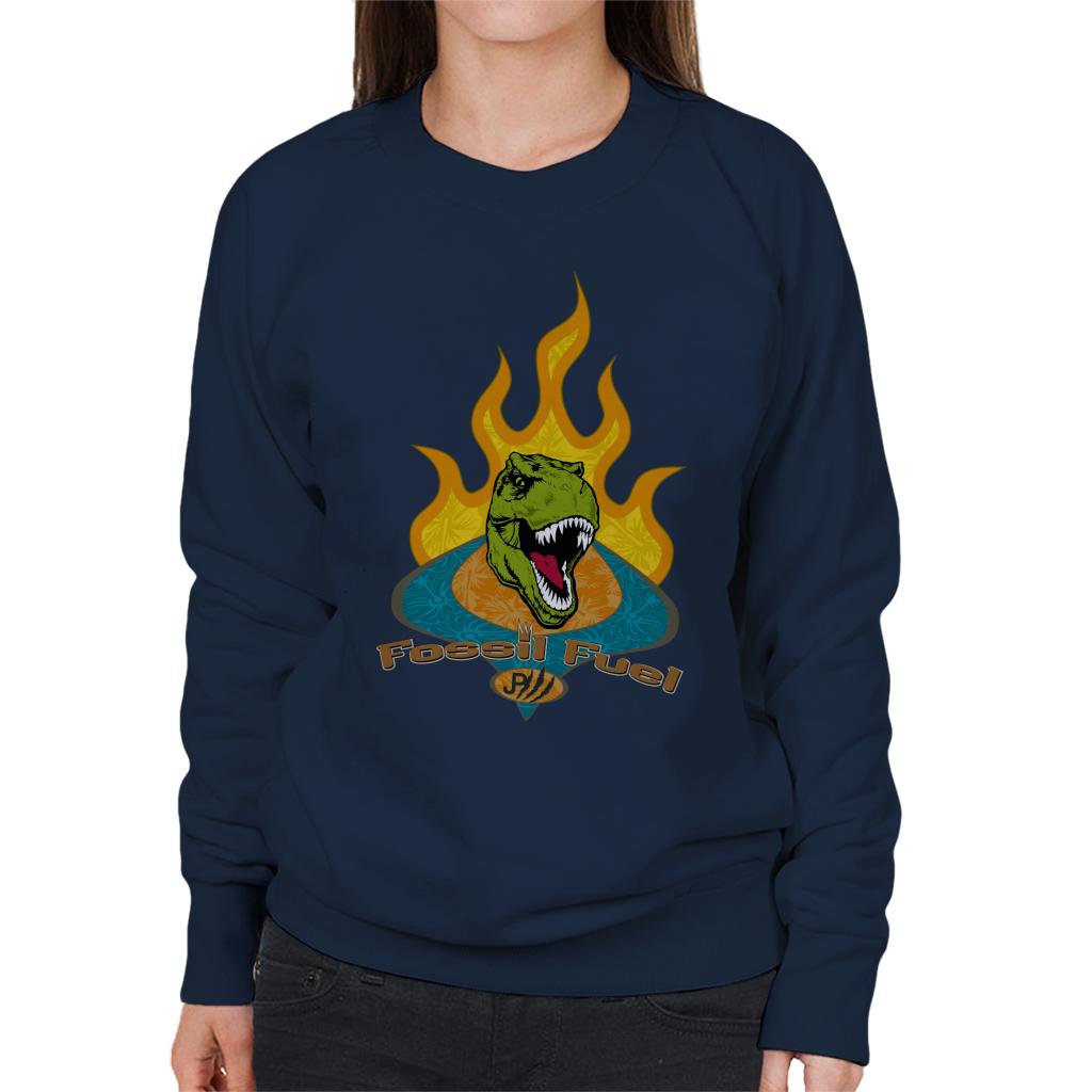 Jurassic Park Fossil Fuel Women's Sweatshirt-ALL + EVERY