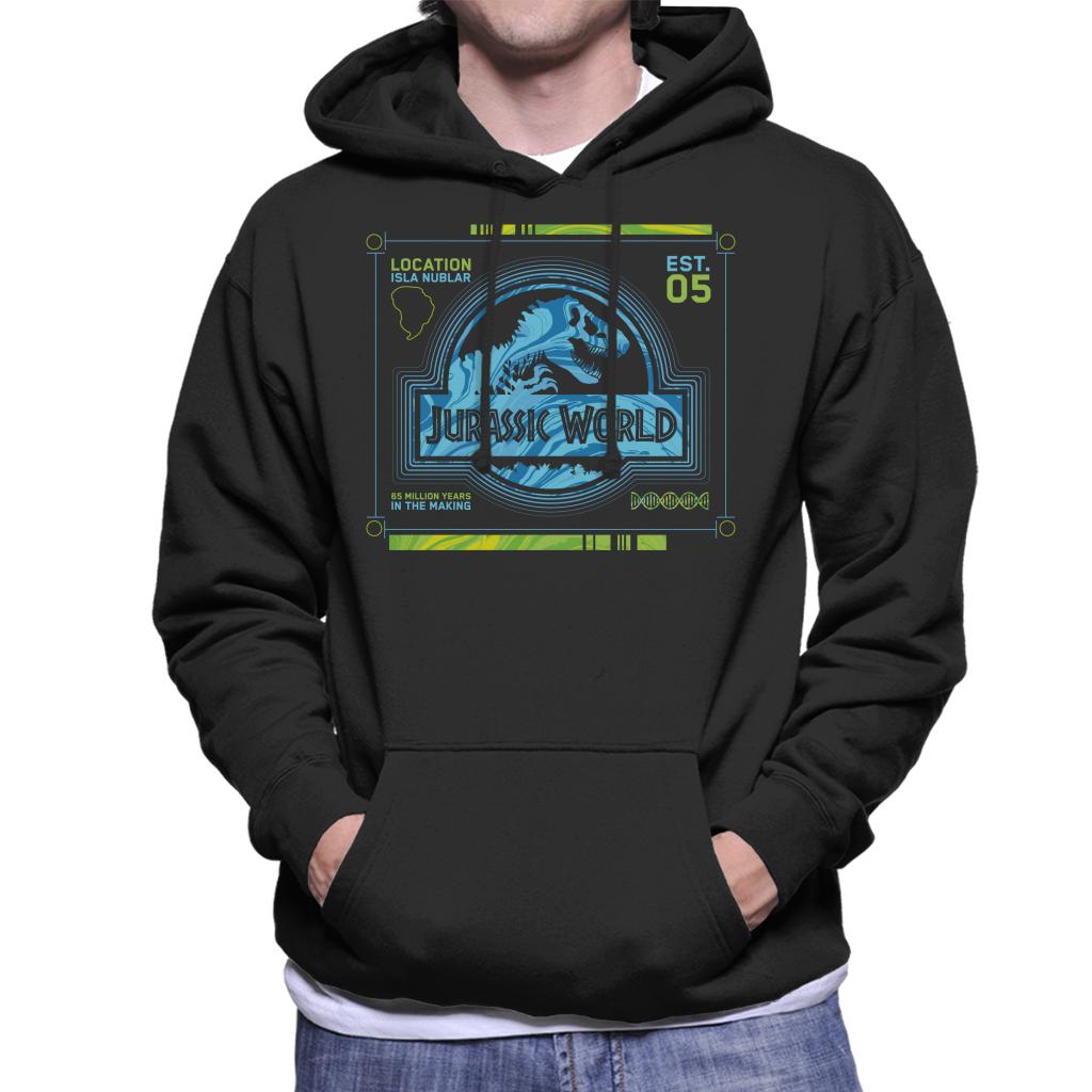 Jurassic Park 65 Million Years In The Making Men's Hooded Sweatshirt-ALL + EVERY
