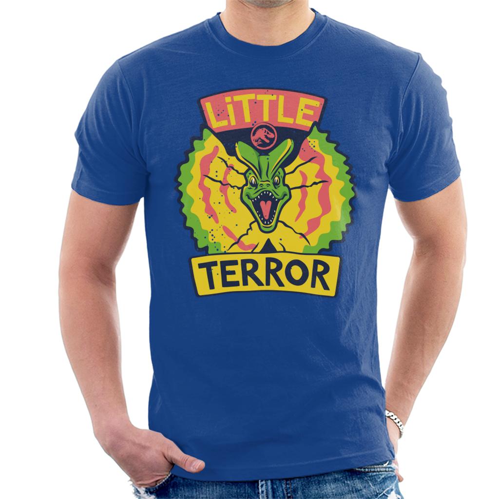 Jurassic Park Dilophosaurus Little Terror Men's T-Shirt-ALL + EVERY