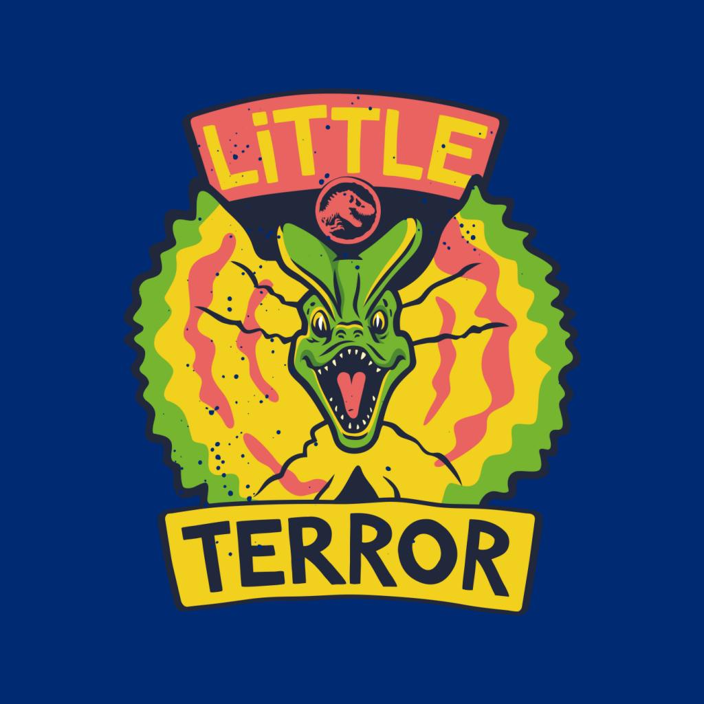 Jurassic Park Dilophosaurus Little Terror Men's T-Shirt-ALL + EVERY