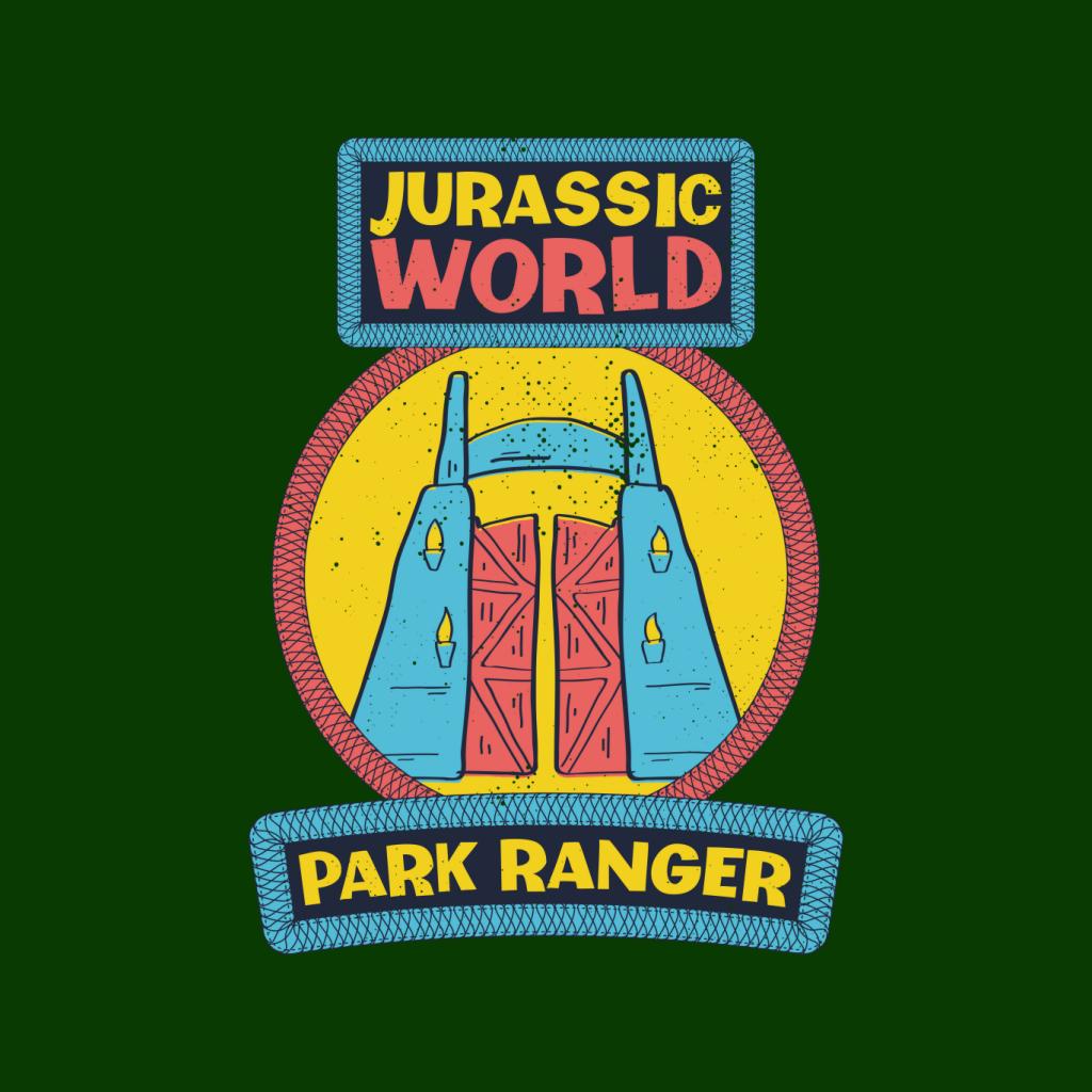 Jurassic Park Entrance Park Ranger Men's Hooded Sweatshirt-ALL + EVERY