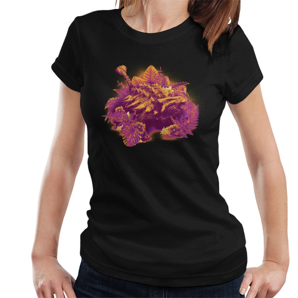 Jurassic Park Ankylosaurus Women's T-Shirt-ALL + EVERY