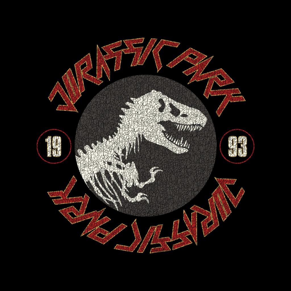 Jurassic Park Classic Logo Rock Inspired Text Men's T-Shirt-ALL + EVERY