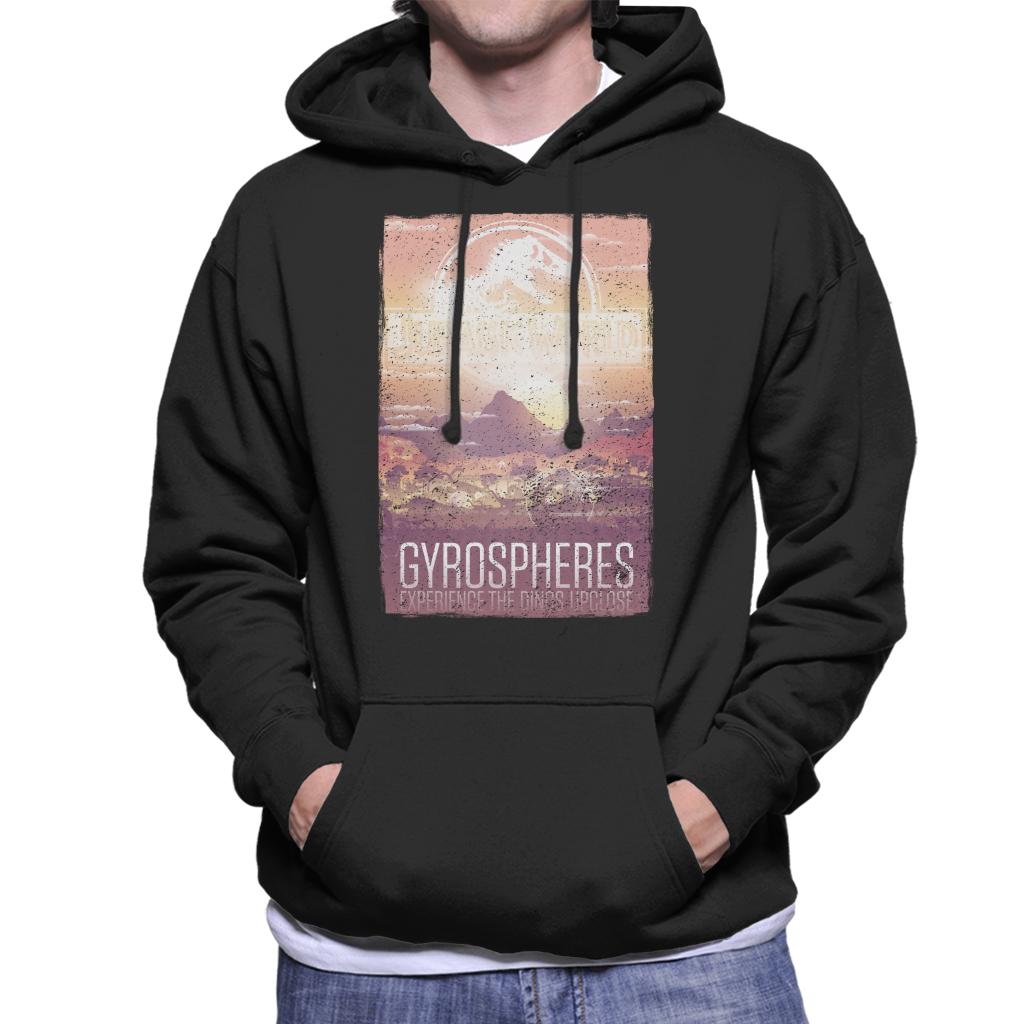 Jurassic Park Gyrospheres Experience The Dinos Upclose Men's Hooded Sweatshirt-ALL + EVERY