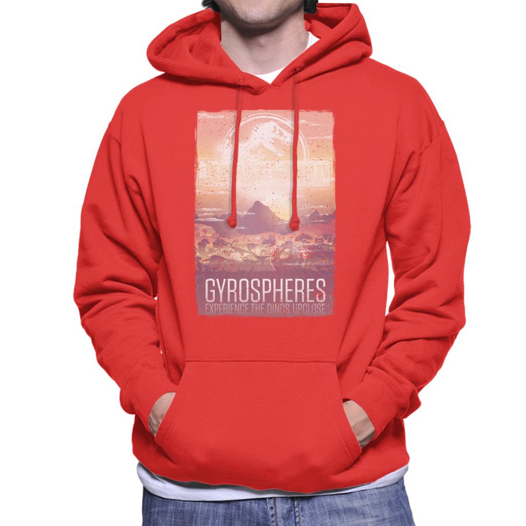 Jurassic Park Gyrospheres Experience The Dinos Upclose Men's Hooded Sweatshirt-ALL + EVERY