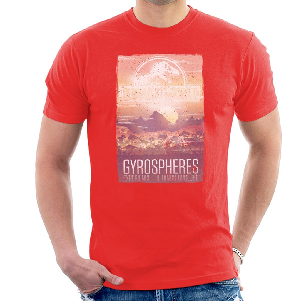 Jurassic Park Gyrospheres Experience The Dinos Upclose Men's T-Shirt-ALL + EVERY