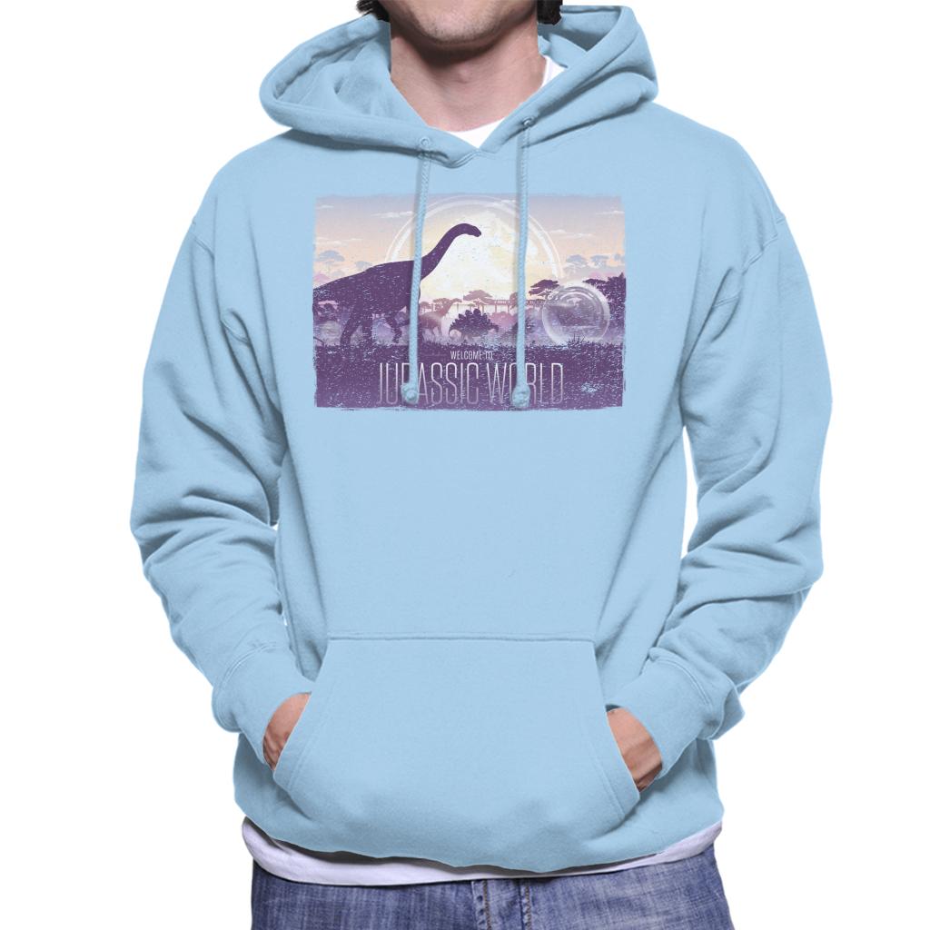 Jurassic Park Welcome To Jurassic World Men's Hooded Sweatshirt-ALL + EVERY