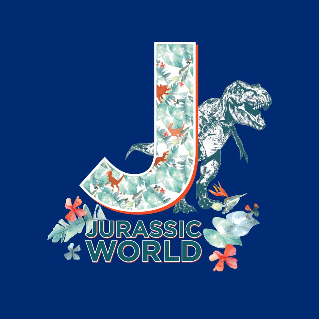 Jurassic Park Floral J Men's Hooded Sweatshirt-ALL + EVERY