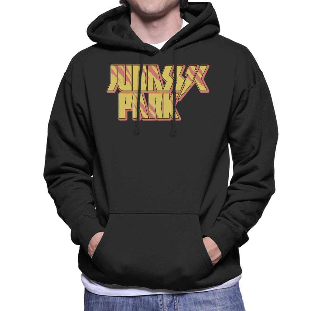 Jurassic Park Lightning Bolt Icon Men's Hooded Sweatshirt-ALL + EVERY