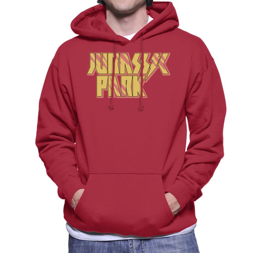 Jurassic Park Lightning Bolt Icon Men's Hooded Sweatshirt-ALL + EVERY