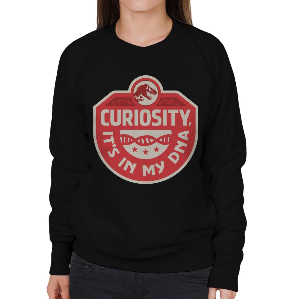 Jurassic Park Curiosity Its In My DNA Women's Sweatshirt-ALL + EVERY