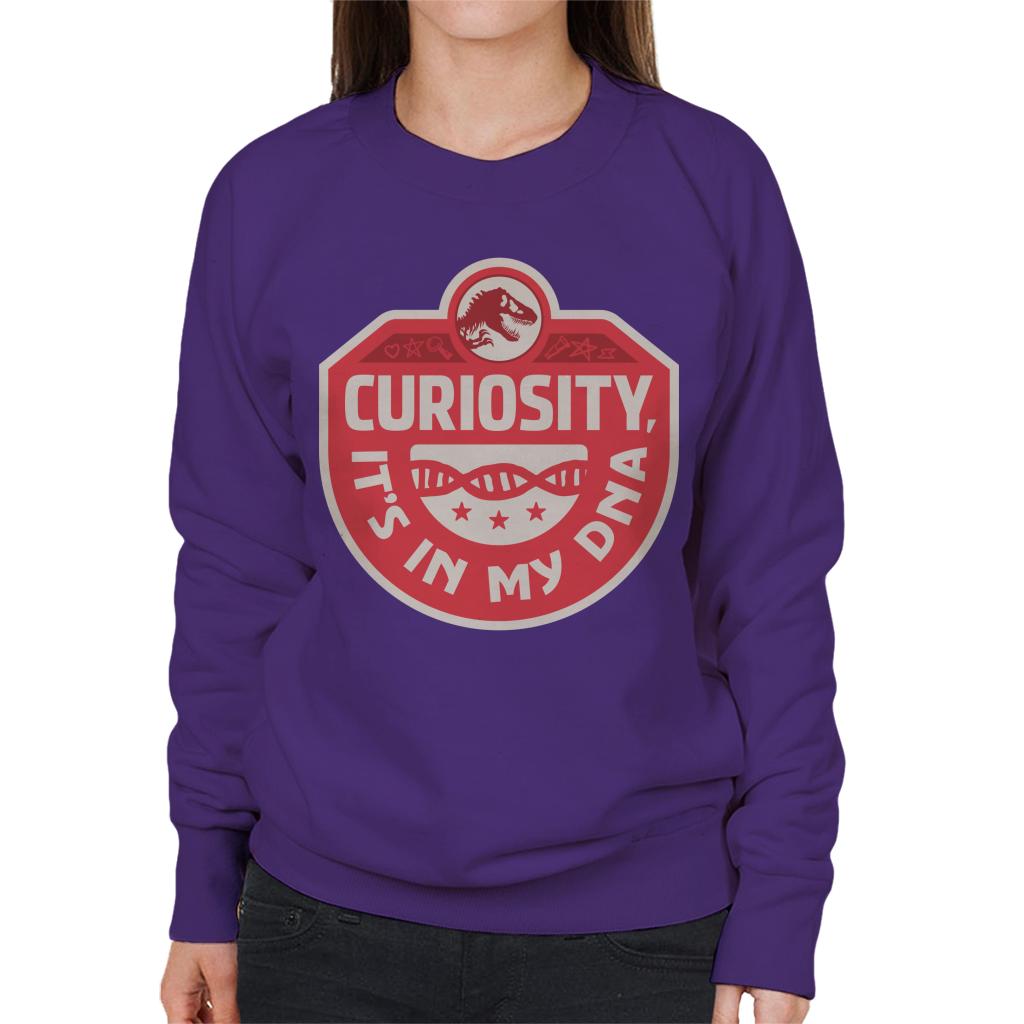 Jurassic Park Curiosity Its In My DNA Women's Sweatshirt-ALL + EVERY