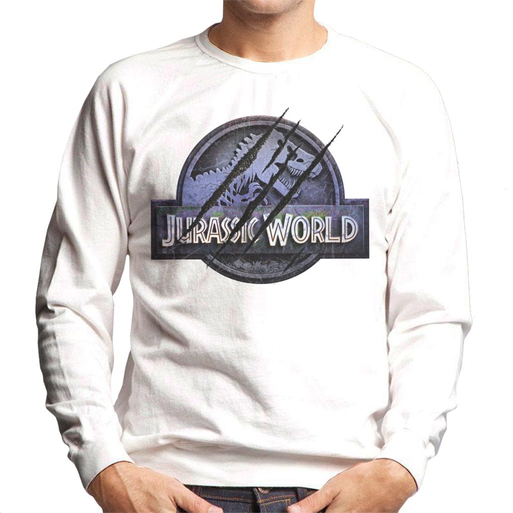 Jurassic Park Jurassic World Logo Claw Marks Men's Sweatshirt