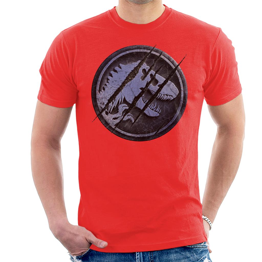 Jurassic Park Claw Marks Iconic Logo Men's T-Shirt-ALL + EVERY