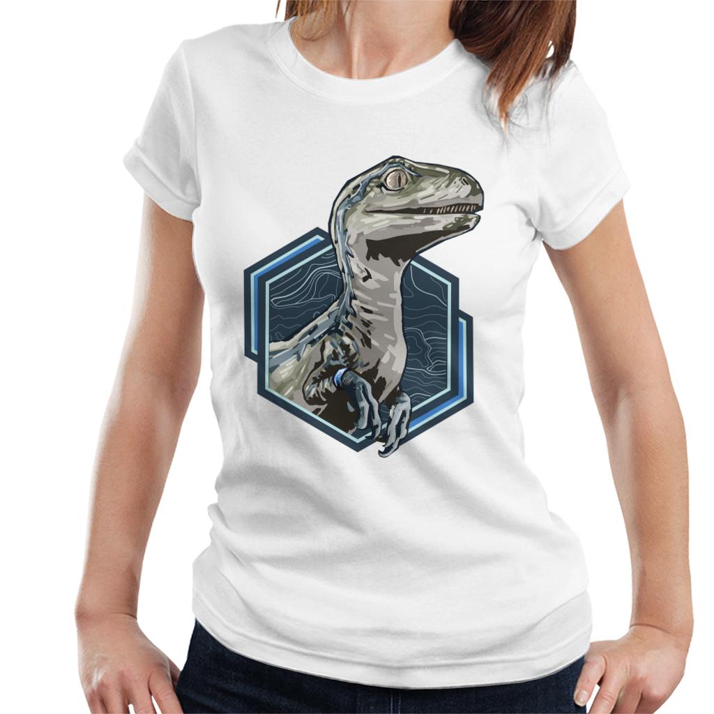 Jurassic Park Blue Raptor Women's T-Shirt-ALL + EVERY