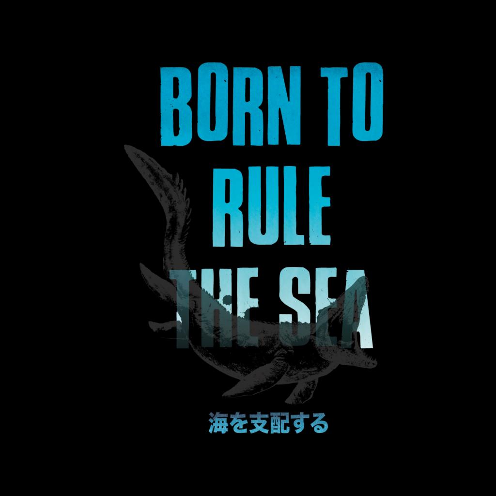 Jurassic Park Mosasaurus Born To Rule The Sea Men's Hooded Sweatshirt-ALL + EVERY