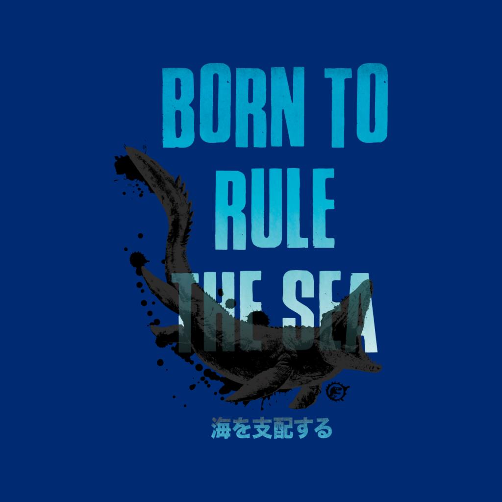 Jurassic Park Mosasaurus Born To Rule The Sea Men's Hooded Sweatshirt-ALL + EVERY