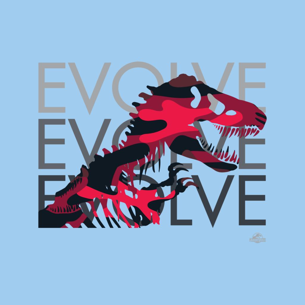 Jurassic Park T Rex Evolve Evolve Evolve Men's T-Shirt-ALL + EVERY