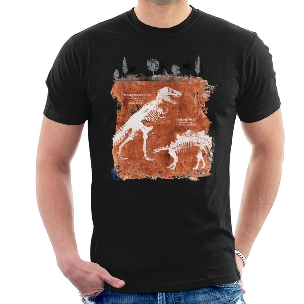 Jurassic Park T Rex Fossils Men's T-Shirt-ALL + EVERY