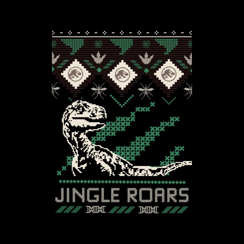 Jurassic Park Christmas Velociraptor Jingle Roars Women's T-Shirt-ALL + EVERY