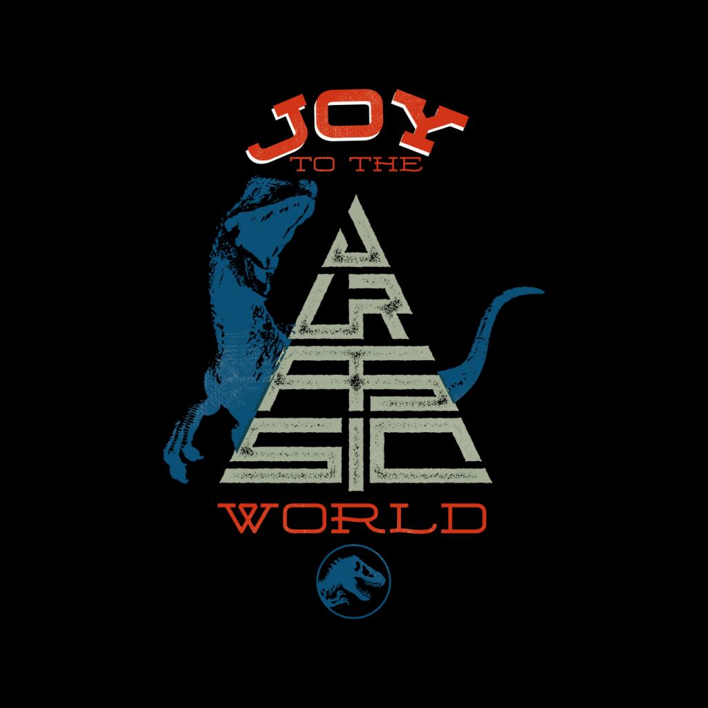 Jurassic Park Christmas Joy To The World Kid's T-Shirt-ALL + EVERY