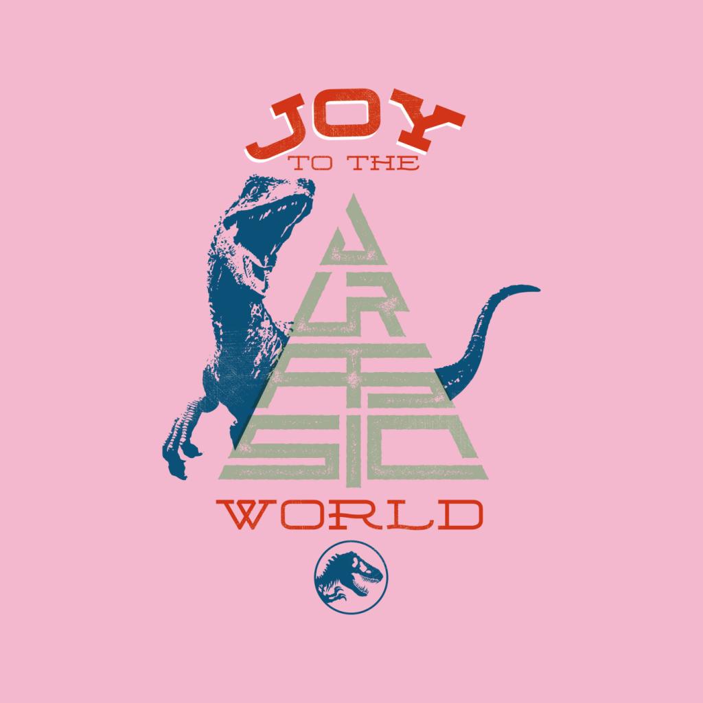 Jurassic Park Christmas Joy To The World Kid's T-Shirt-ALL + EVERY