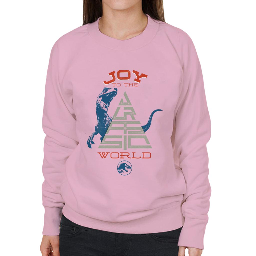 Jurassic Park Christmas Joy To The World Women's Sweatshirt-ALL + EVERY