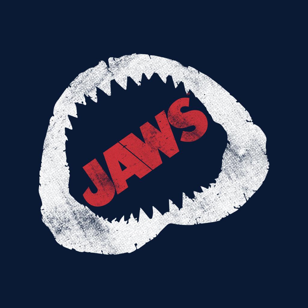 Jaws Bite Red Text Men's T-Shirt-ALL + EVERY