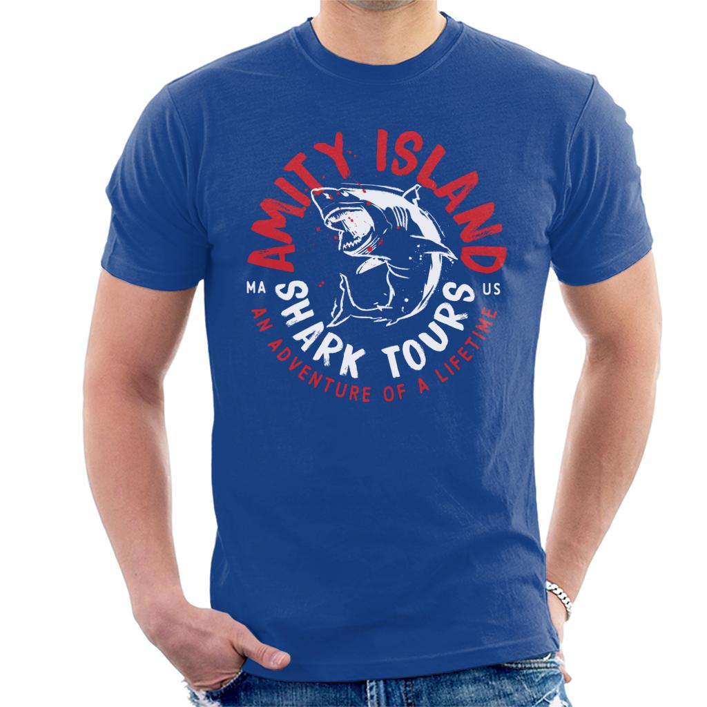 Jaws Amity Island Shark Tour Men's T-Shirt-ALL + EVERY