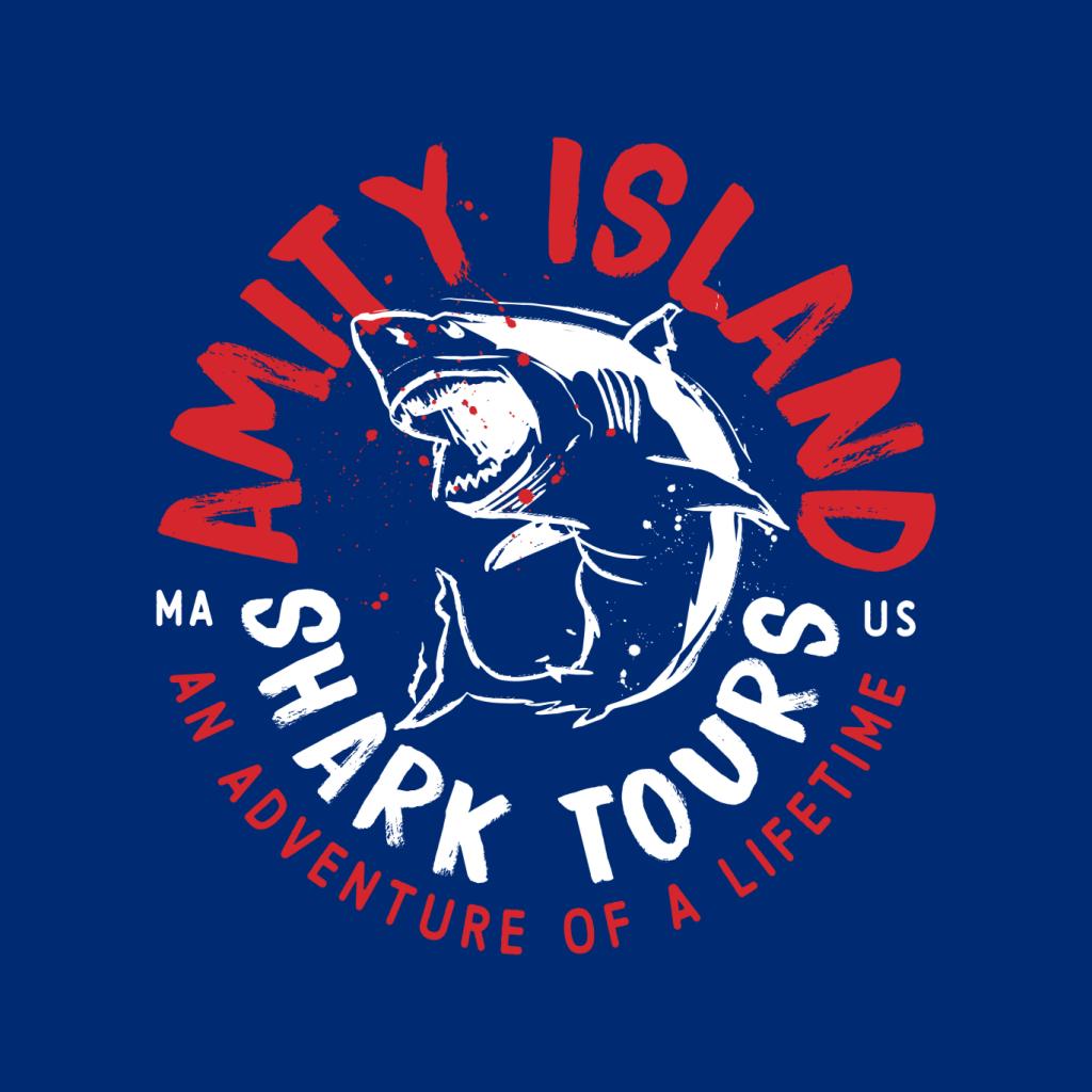 Jaws Amity Island Shark Tour Women's Hooded Sweatshirt-ALL + EVERY